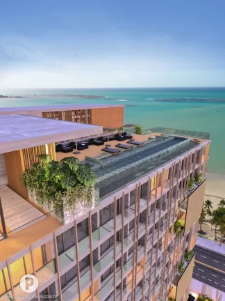 Imagem Studio 35m² na beira mar de Pajuçara ÷ 10 meses