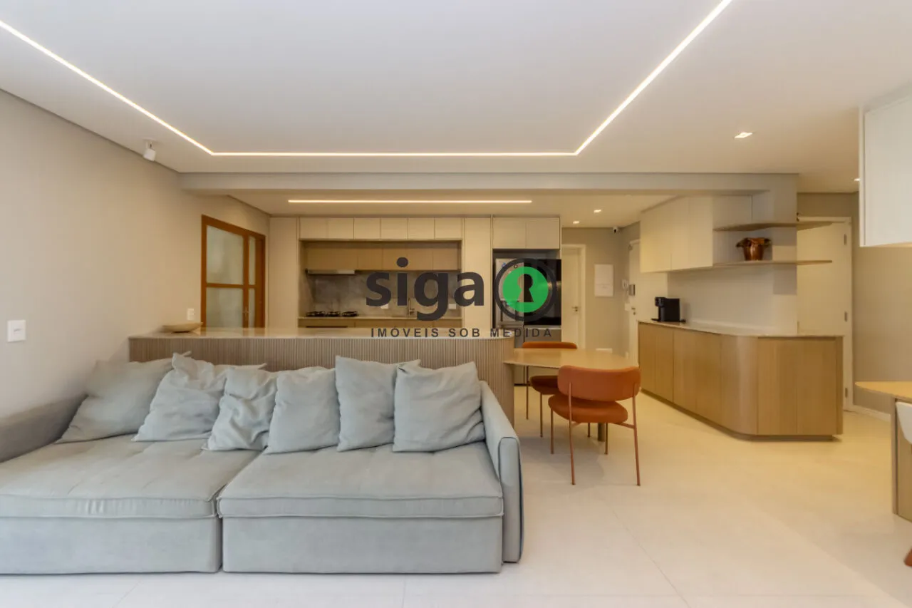 Imagem Apartamento no Brooklin, 149m², 3 suítes, varanda gourmet, 2 vagas, alto padrão, pronto