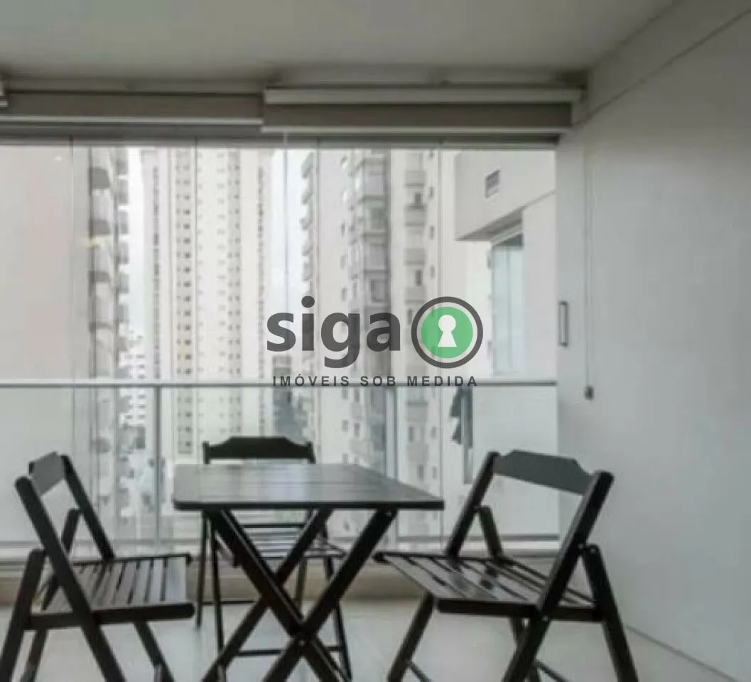 Imagem Excelente apto com 35m², 1 quarto ,1 banheiro e 1 vaga para Locação MOBILIADO, no Brooklin