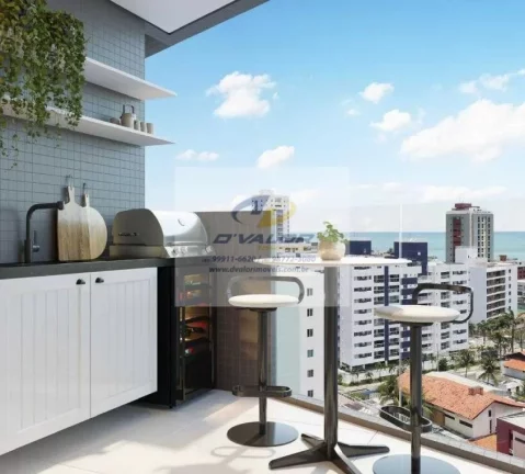 Imagem Vendo Apartamentos de 80,22 à 87,02m², com 3 quartos s/ 1 suíte, sala p/ 2 ambientes e 2 vagas