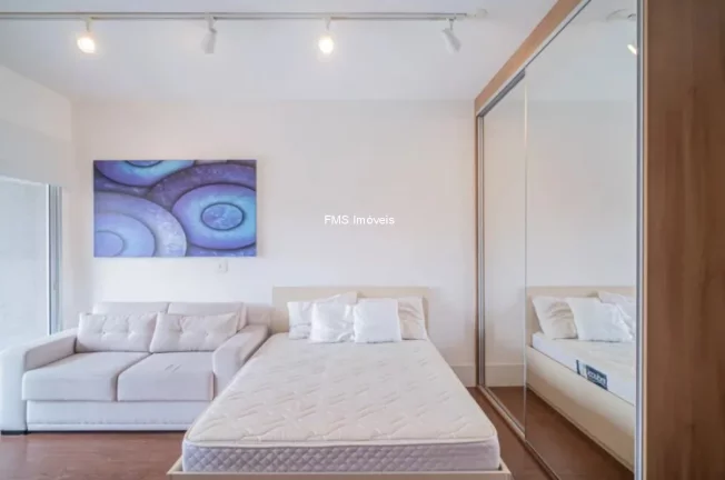 Imagem Studio para locação no Brooklin com 1 suíte, 1 banheiro, 1 vaga, 36m².