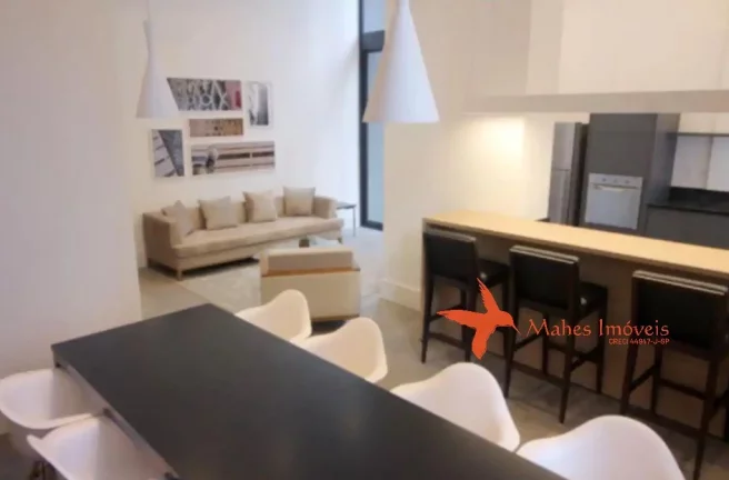 Imagem Apartamento para locação em Pinheiros, São Paulo-SP: 1 quarto, 1 suíte, 1 sala integrada, 1 banheiro, 1 vaga e 33m². Venha conhecer!