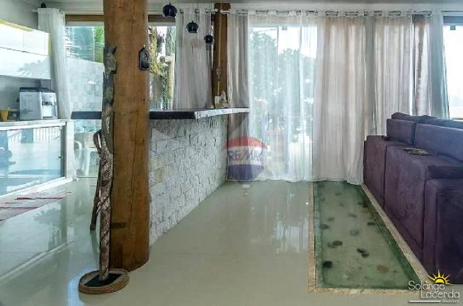 Imagem Pé na Areia - Lindo Sobrado - 3 Suítes + 3 Chalés de Madeira.