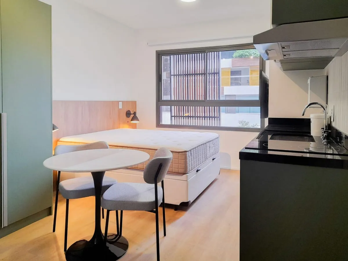 Imagem Apartamento com 1 Quarto para alugar, 19m² - Brooklin