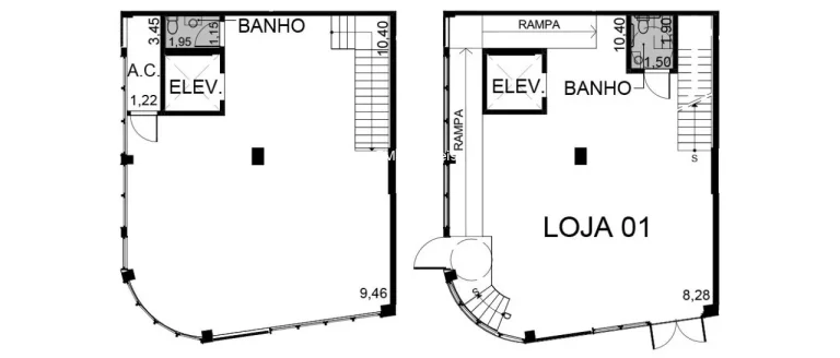 Imagem Loja com 218m2 no Campo Belo.