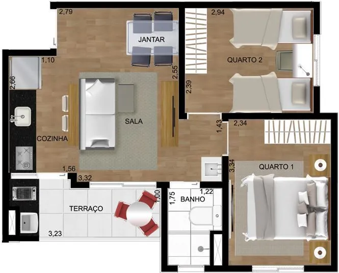 Imagem Apartamento com 2 dormitórios à venda, 42 m² por R$ 450.000,00 - Vila Rosália - Guarulhos/SP