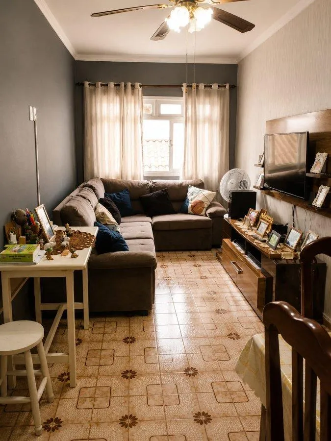 Imagem Apartamento para Venda em Praia Grande, Guilhermina, 2 dormitórios, 1 banheiro, 1 vaga