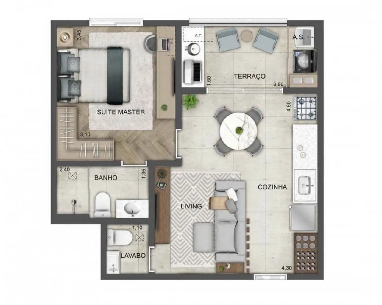 Imagem Condomínio Blue Home Resort Jockey, apartamento com 3 quartos a venda em Butantã São Paulo SP