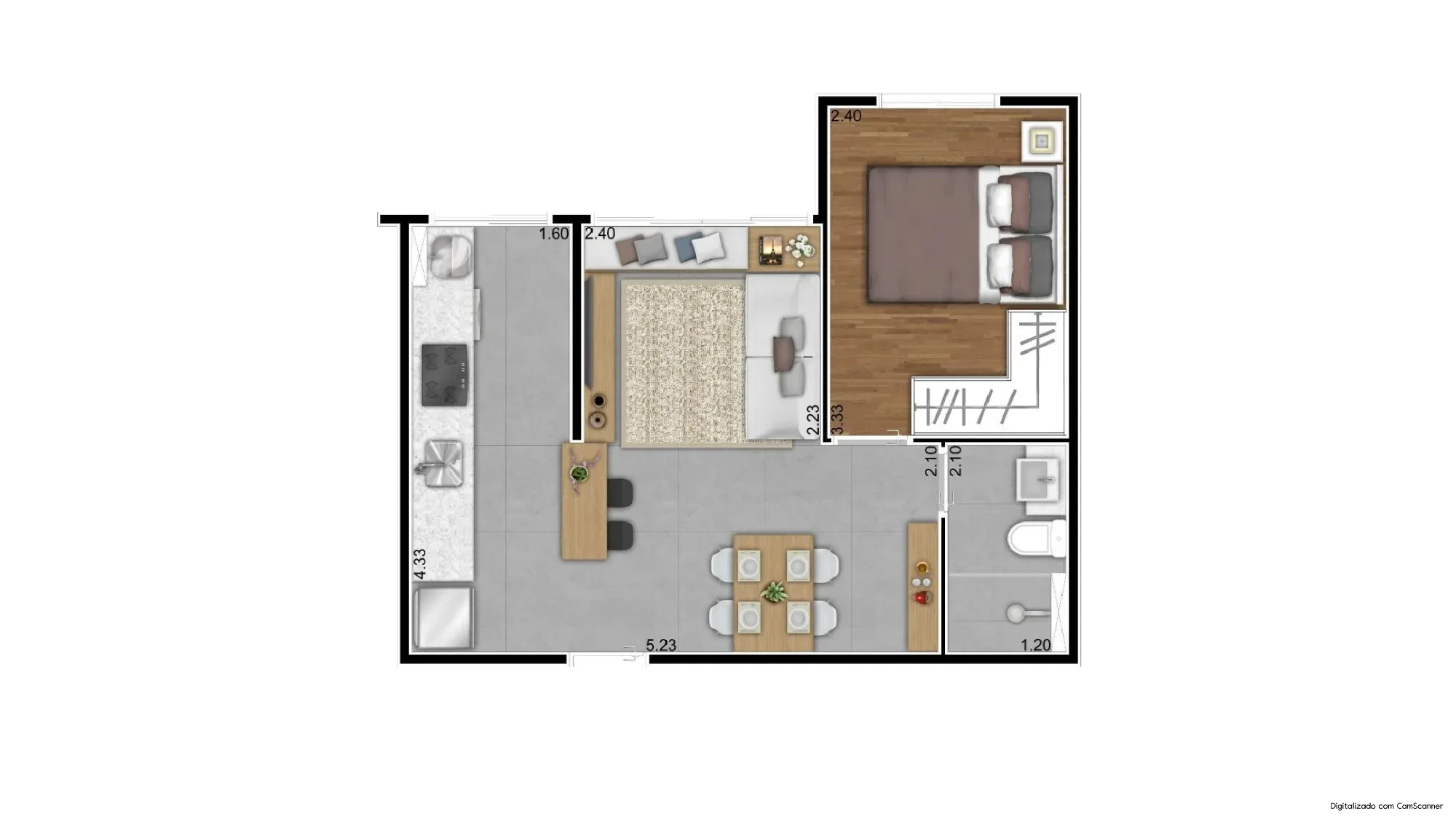 Imagem Apartamento com 1 Quarto à Venda, 35 m² em Nova Itapevi - Itapevi