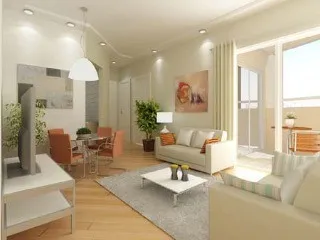 Imagem Apartamento para locação em São Bernardo do Campo - Vila Euclides 2 quartos, 1 banheiro, 1 vaga de garagem Condomínio Puerto Madero