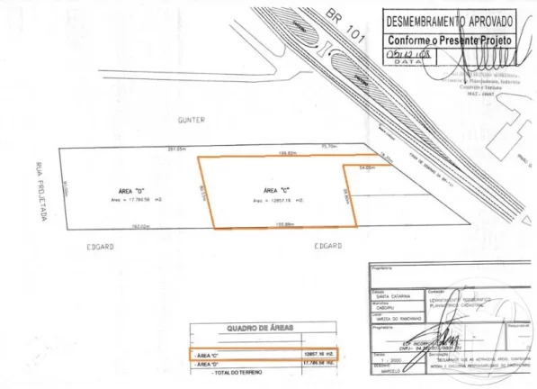 Imagem Lote 12.800 m2 Viabilidade para construção de 192 Apartament