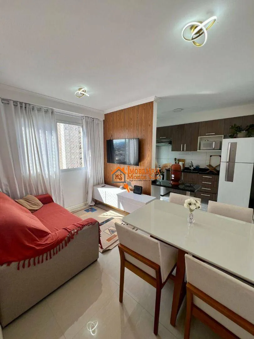 Foto do imóvel Apartamento com 2 dormitórios à venda, 43 m² por R$ 330.000,00 - Cocaia - Guarulhos/SP