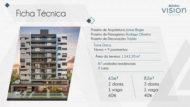 Imagem Apartamento com 3 Quartos à Venda, 65 m² em Pinheiros - São Paulo