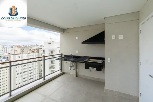 Imagem Apartamento Alto Padrão à Venda Em Moema Com 3 Suítes e 2 Vagas - Varanda Gourmet