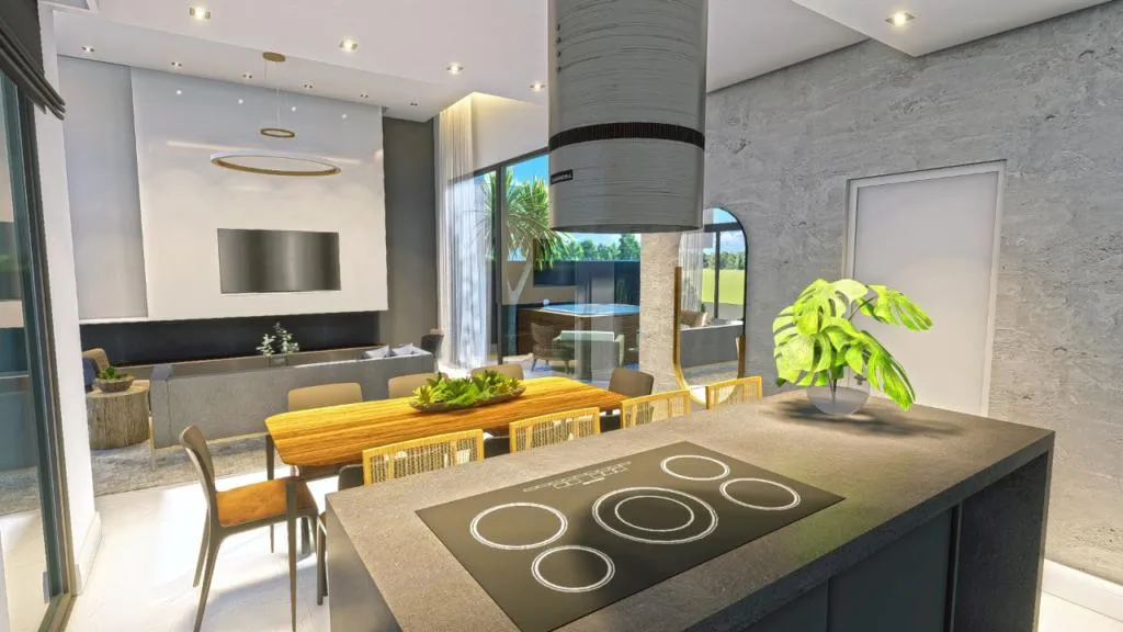 Imagem Casa em Condominio 4 Dormitórios - Bairro --