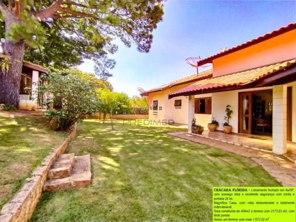 Imagem VENDO Magnífica Casa plana em Itu/SP, com piscina , vista deslumbrante e sossego total