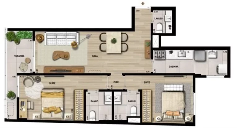 Imagem APARTAMENTO RESIDENCIAL em Rio de Janeiro - RJ, Botafogo