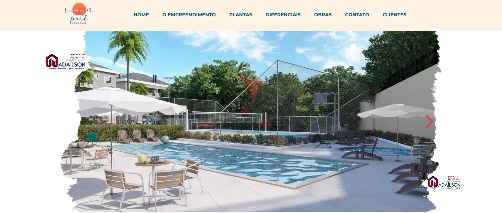 Imagem Apartamentos em Floripa SC com 2 Dormitórios - Summer Park Residence a partir R$ 409.780