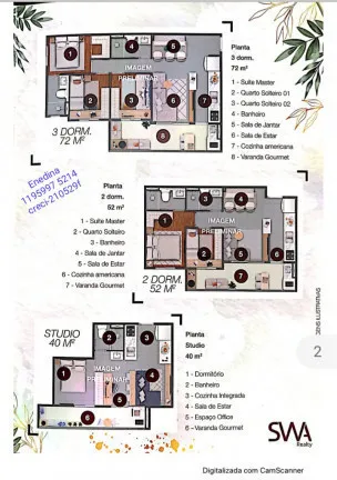 Imagem Apartamento com 2 Quartos à Venda, 69 m² em Chácara Seis de Outubro - São Paulo