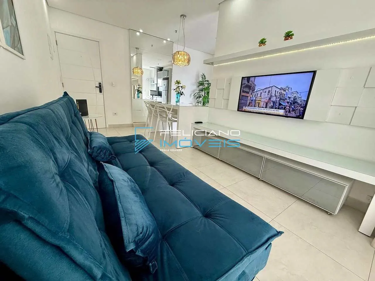 Imagem Apartamento com 1 quarto, Boqueirão, Praia Grande - R$ 550 mil, Cod: 7451