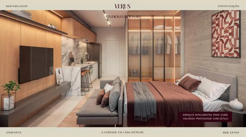 Imagem Loft para Venda em São José dos Pinhais, Centro, 1 dormitório, 1 banheiro