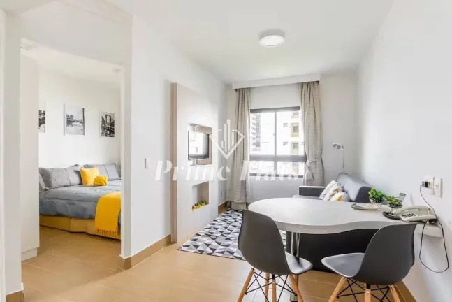 Imagem Flat disponível para venda no Mercure São Paulo Pinheiros Hotel, com 28m², 1 dormitório e 1 vaga