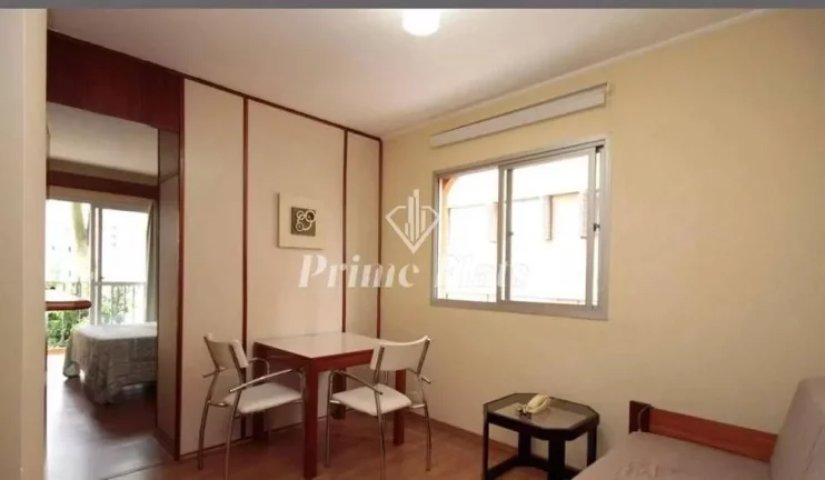 Foto do imóvel Flat disponível para venda no Paulista Flat II, com 31m², 1 dormitório e 1 vaga de garagem em Alameda Campinas