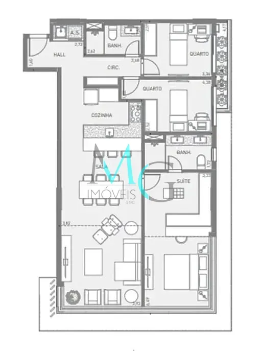 Imagem Cobertura Duplex à venda 3 Quartos 3 Suites 3 Vagas 290.01M² Barra da Tijuca Rio de Janeiro - RJ | Signature