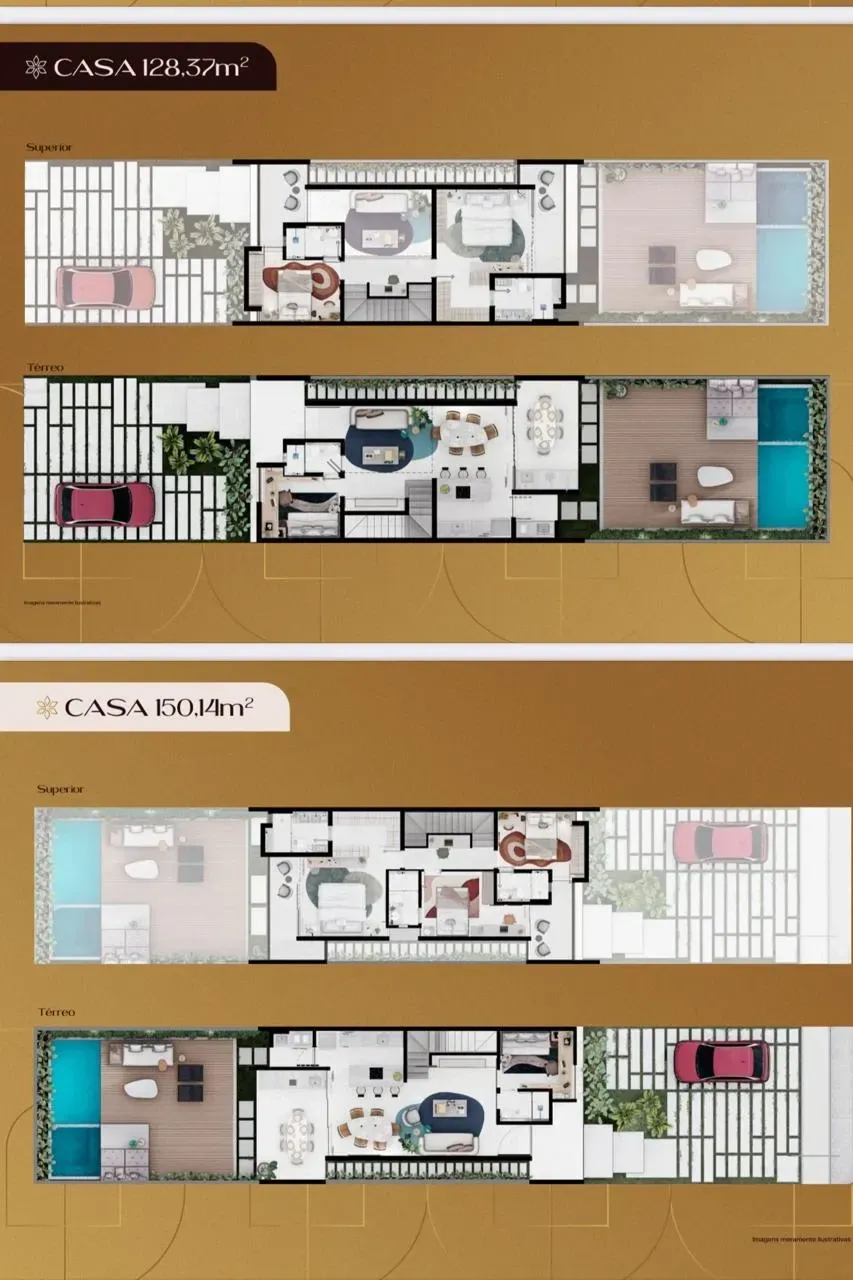 Imagem Casa de Condomínio com 4 Quartos à Venda, 150,14 m² em Urucunema - Eusébio