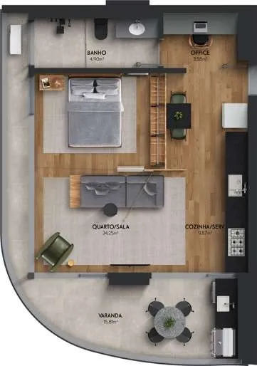 Imagem Apartamento à venda no bairro Setor Bueno - Goiânia/GO