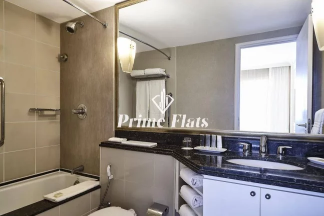 Imagem Flat disponível para venda no Marriott Executive Apartments São Paulo, com 43m², 1 dormitório e 1 vaga