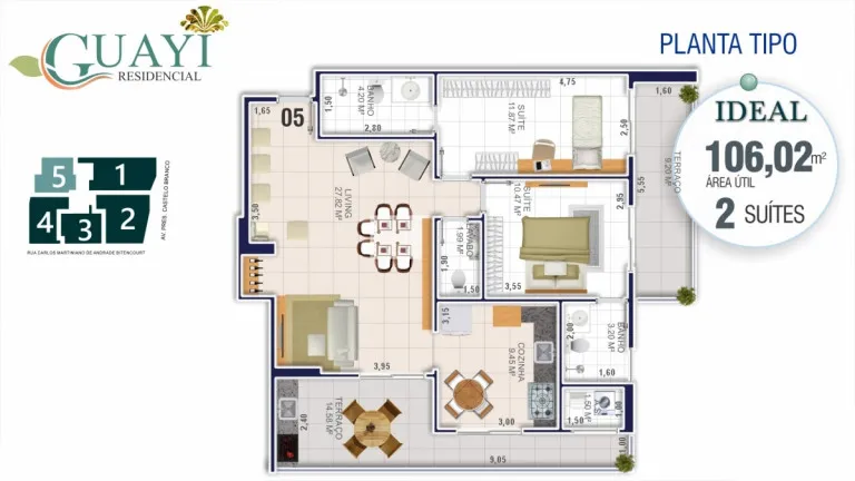 Imagem Apartamento com 3 Quartos à Venda, 173 m² em Aviação - Praia Grande