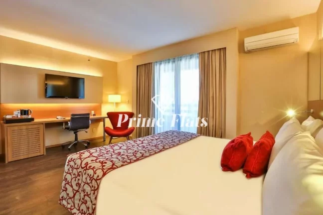 Imagem Flat disponível para venda no Radisson Blu São Paulo em Pinheiros, com 32m², 1 dormitório e 1 vaga