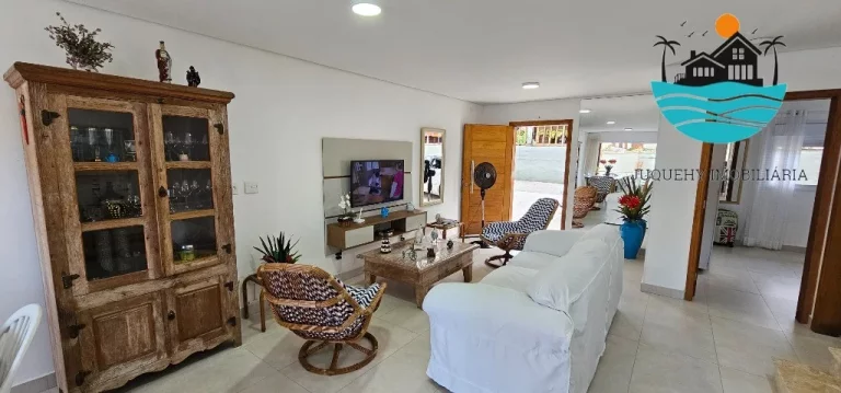 Imagem Casas para Alugar Temporada Juquehy - 500m da praia, 5 suítes, (1 térrea), piscina e churrasqueira privativa, máx. 10 pessoas | Juquehy Imobiliária