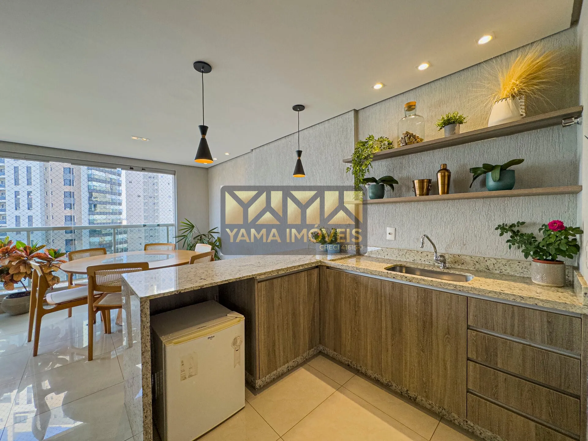 Imagem Edifício Stuttgart - Apartamento 3 Suítes, 214 m², Varanda Gourmet - Edifício Stuttgart - Bosque das Juritis