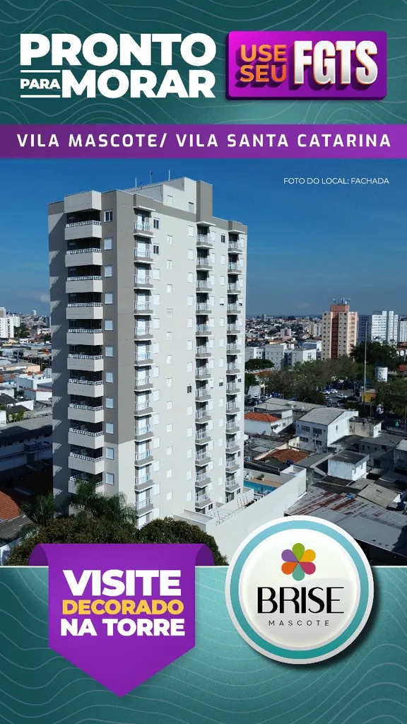 Foto do imóvel Brise Mascote - Brise Mascote em Rua Gustavo da Silveira, 320 - Vila Santa Catarina, São Paulo - SP