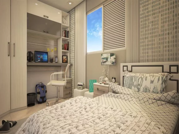 Imagem Apartamento com 2 dorms, Guilhermina, Praia Grande - R$ 464 mil, Cod: 2731