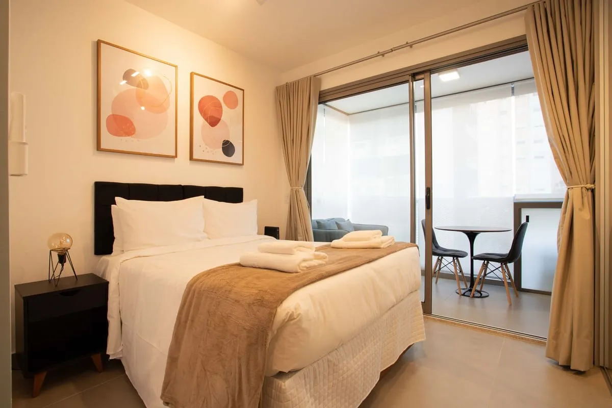 Imagem Apartamento com 1 Quarto para alugar, 25m² - Pinheiros