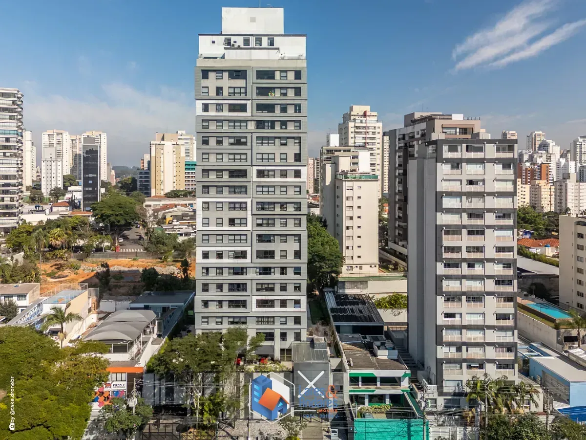 Imagem Apartamento para venda e locação em Campo Belo com 1 quarto, sendo 1 suíte, 70m²