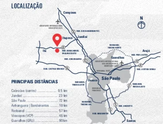 Imagem Galpão Comercial em Cabreúva-SP, com 2.360,46 m² de Área.