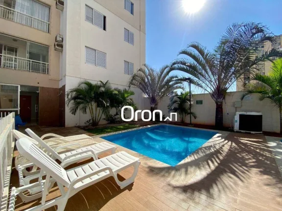 Imagem Apartamento mobiliado com 3 dormitórios à venda, 74 m² por R$ 545.900 - Setor Sudoeste - Goiânia/GO