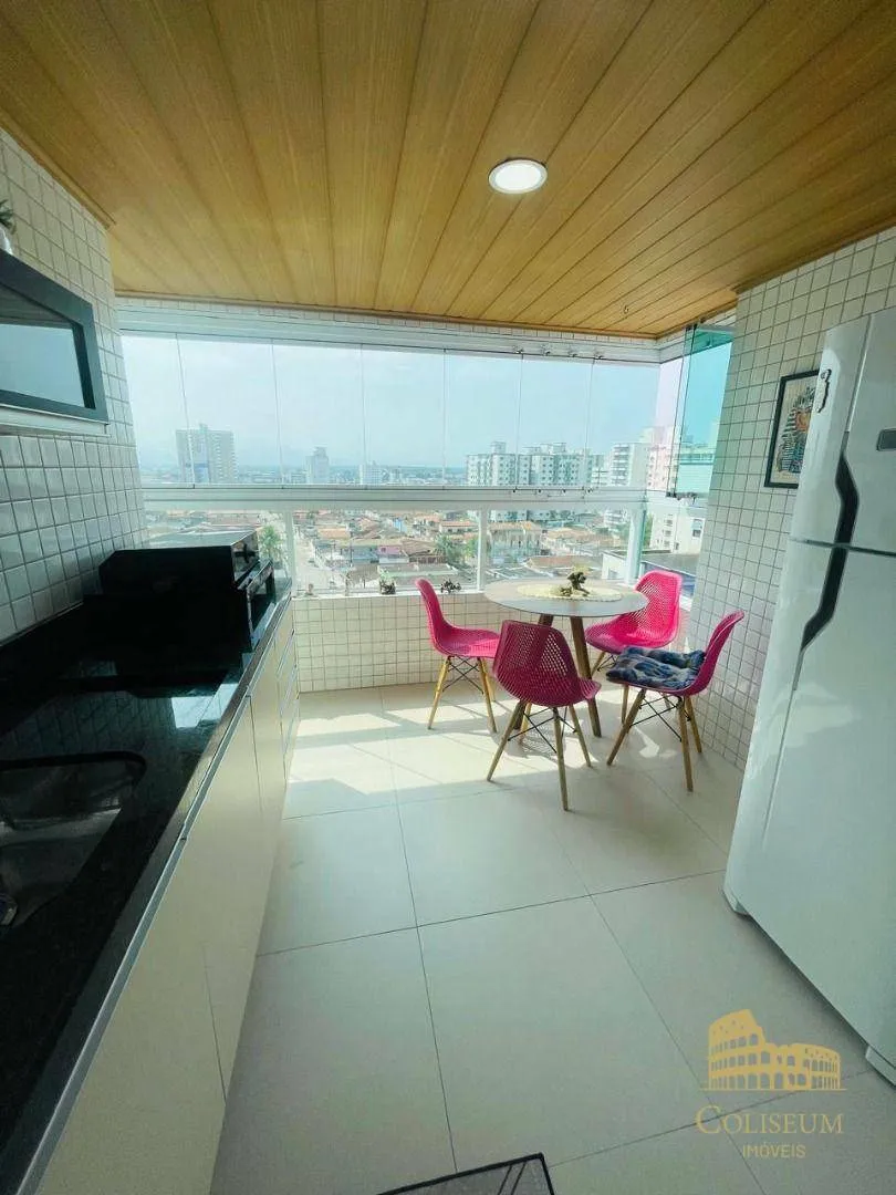 Imagem Apartamento com 2 dormitórios à venda, 93 m² por R$ 735.000,00 - Vila Guilhermina - Praia Grande/SP