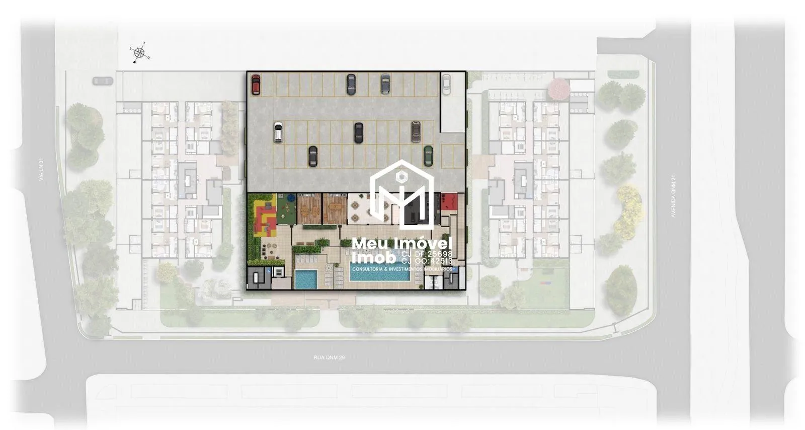 Imagem Now 29 APTO 2 Quartos 1 Vaga 46m² Ceilândia/DF