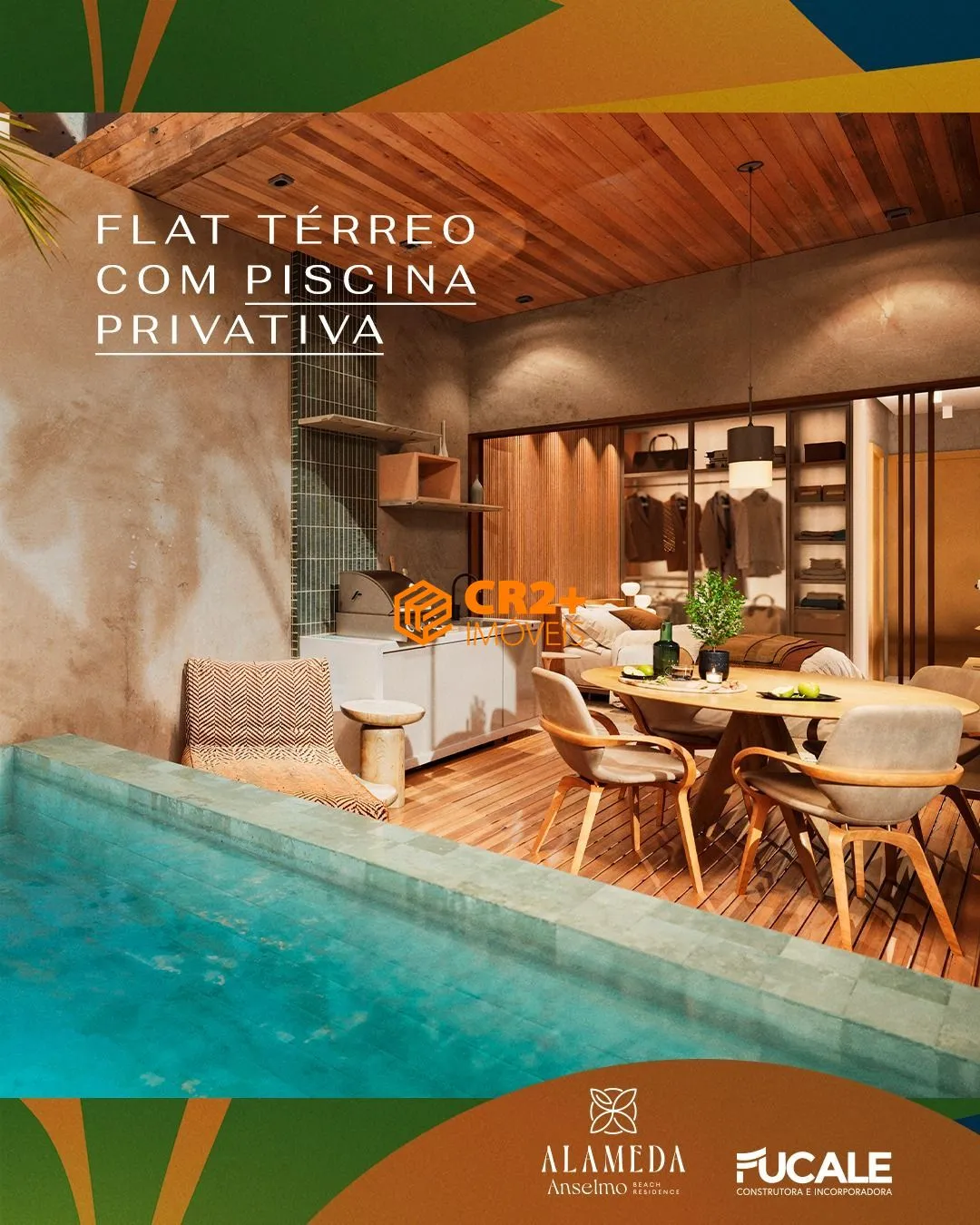 Imagem Flats á Venda de 26 á 49m² na Praia de Tamandaré.