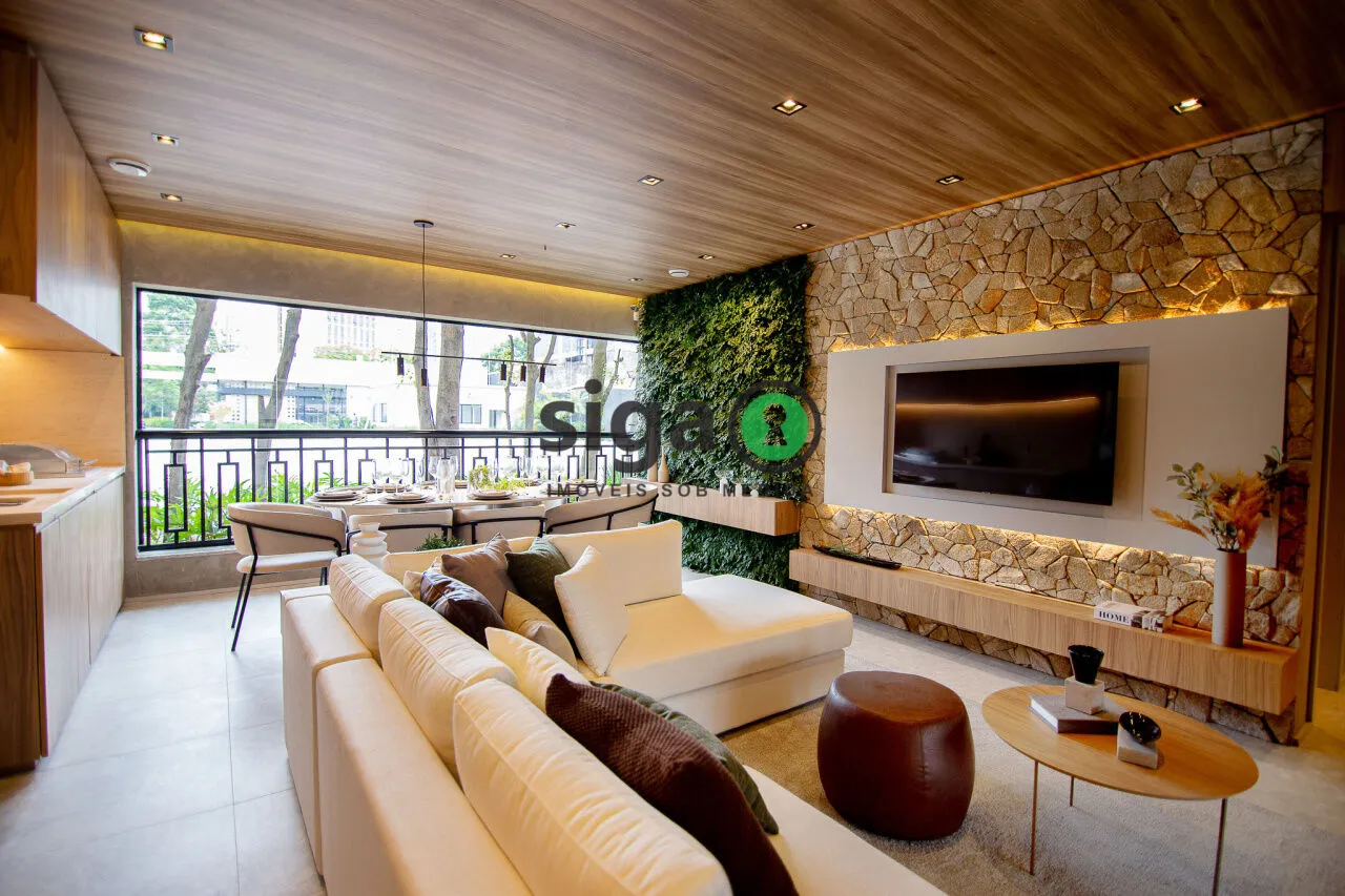 Foto do imóvel Apartamento 122 m² no Brooklin com 3 Suítes, 2 Vagas e Vista Permanente para a Hípica