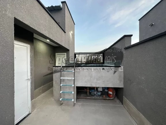 Imagem Casa á venda em Santos, com piscina e churrasqueira,