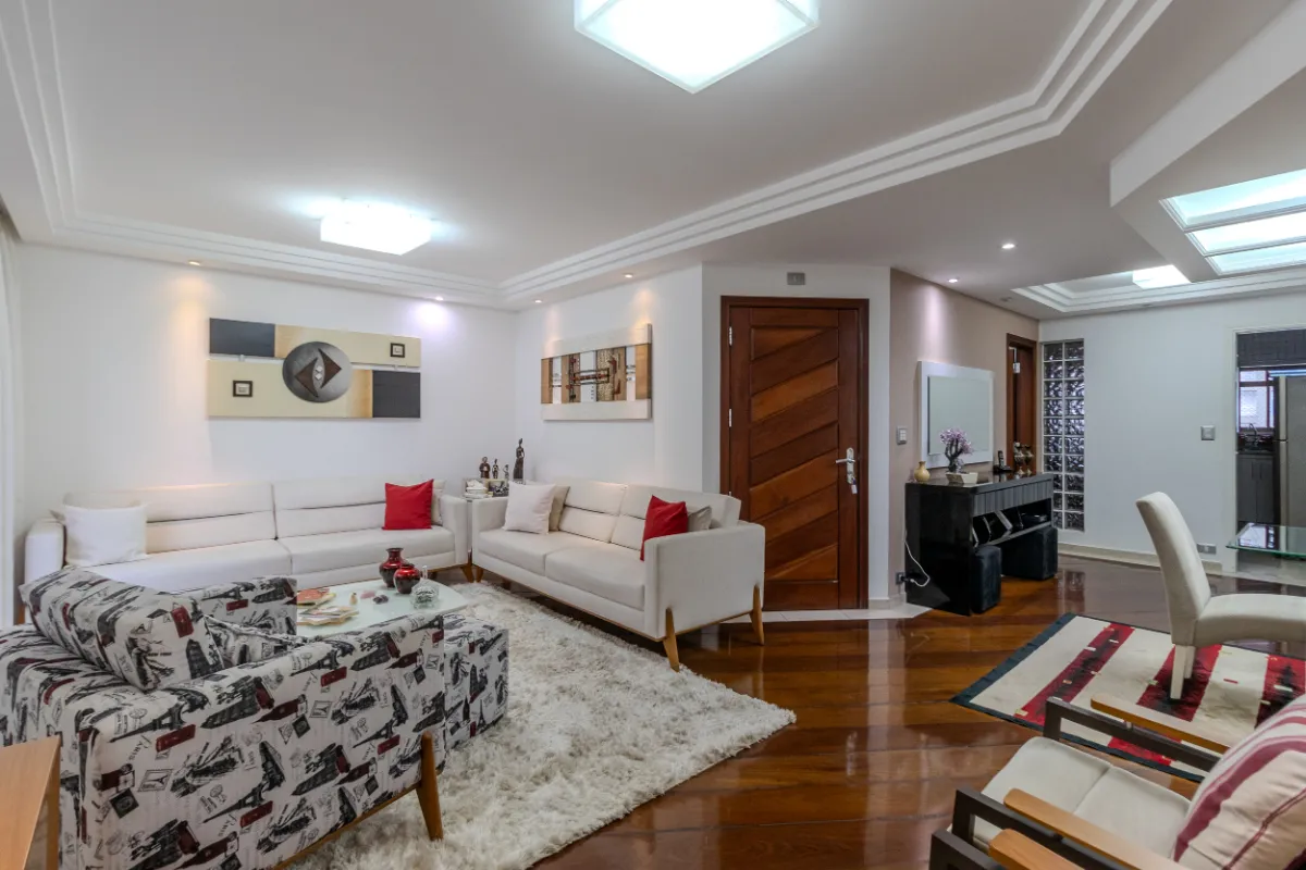 Foto do imóvel Apartamento para venda em Vila Bastos com 3 quartos, sendo 3 suítes, 176m2