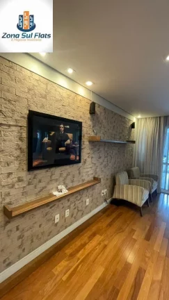Imagem Apartamento Mobiliado à Venda Na Vila Olímpia Com 2 Dormitórios Sendo 1 Suíte e 1 Vaga