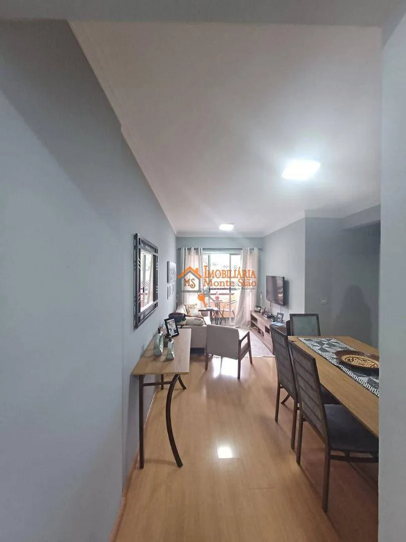 Imagem Apartamento com 3 dormitórios, 76 m² - venda por R$ 460.000,00 ou aluguel por R$ 3.500,50/mês - Itapegica - Guarulhos/SP