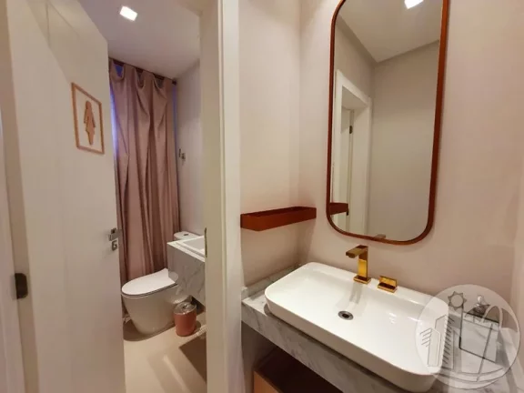 Imagem Apartamento na Quadra do Mar com 3 Suítes 3 Vagas e Lazer completo